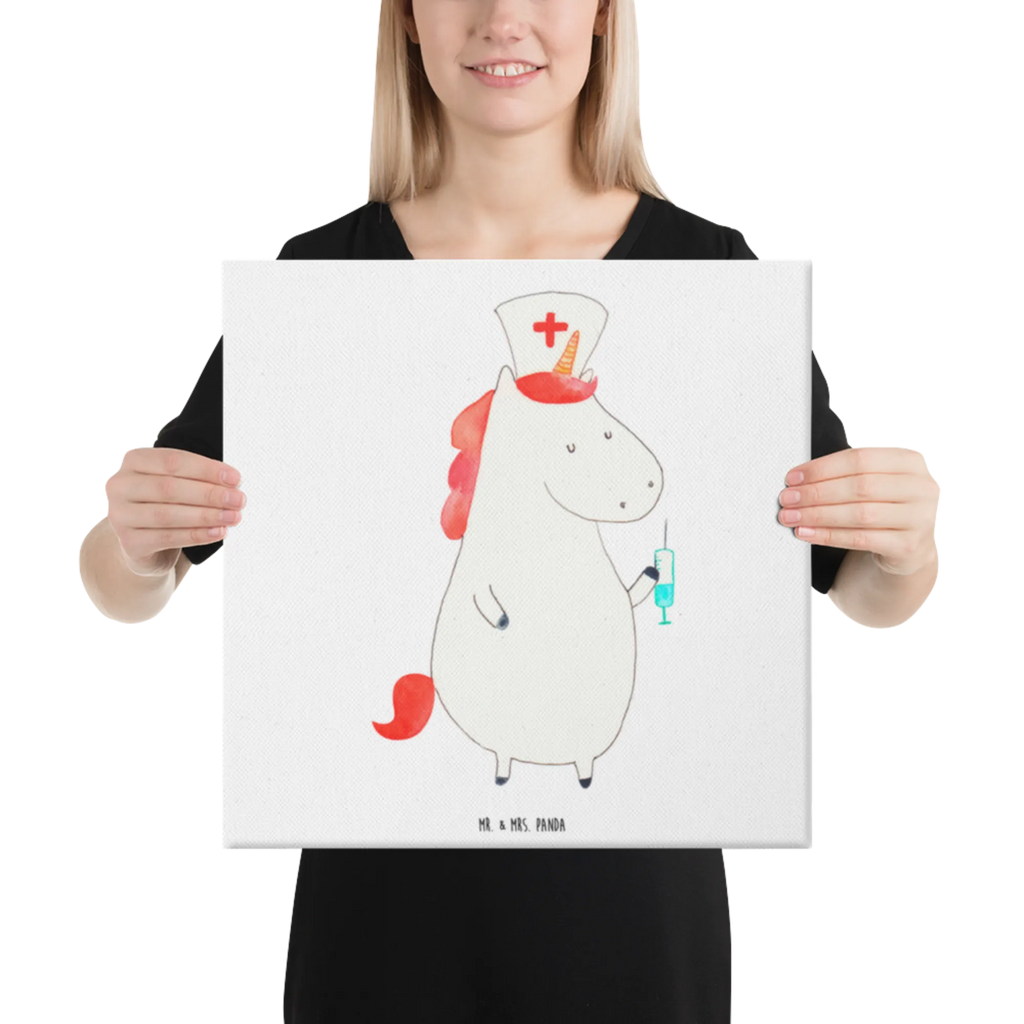 Canvas picture unicorn Nurse Leinwand, Bild, Kunstdruck, Wanddeko, Dekoration, Einhorn, Einhörner, Einhorn Deko, Unicorn, Krankenschwester Geschenk, Krankenpfleger Geschenk, Krankenpflegerin, Krankenschwester Dankeschön, Krankenhaus, Ärztin Geschenk