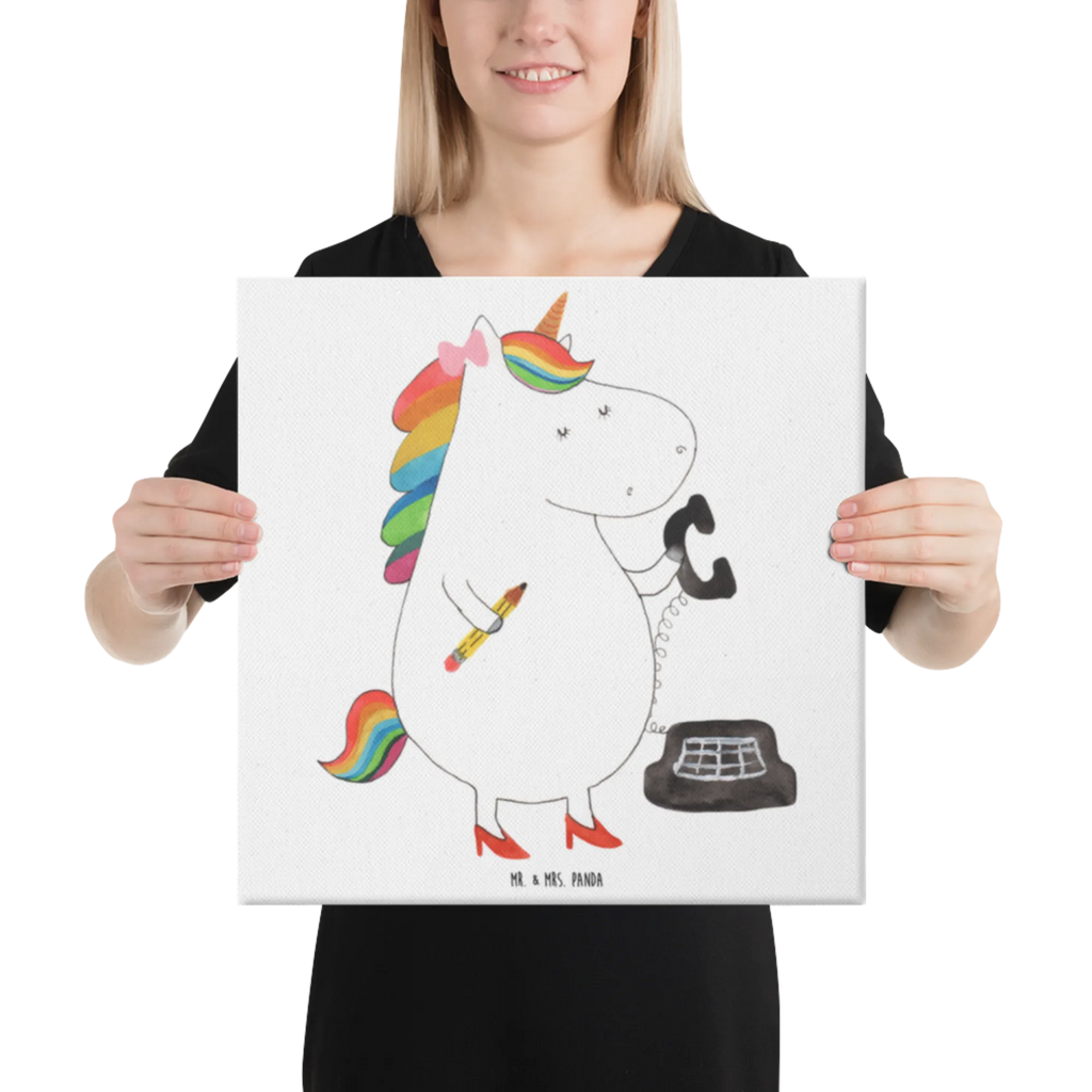 Canvas picture unicorn secretary Leinwand, Bild, Kunstdruck, Wanddeko, Dekoration, Einhorn, Einhörner, Einhorn Deko, Unicorn, Sekretärin, Büro, Rechtsanwältin, Rechtsanwaltsgehilfin, Steuerbüro, Steuerkanzlei, Bürokraft, Bürohilfe