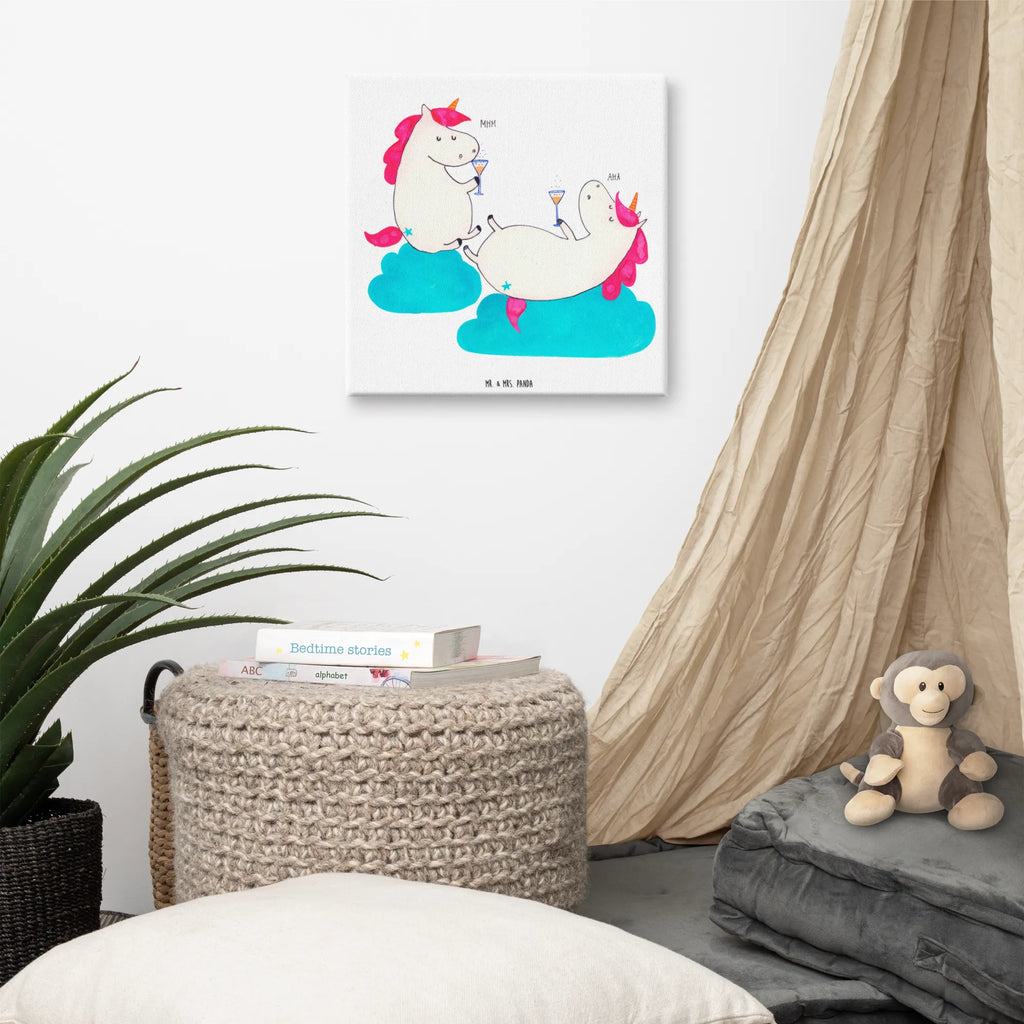 Canvas picture unicorn sparkling wine Leinwand, Kunstdruck, Unicorn, Einhorn, Einhorn Deko, Einhörner, Freundinnen, BFF, Anstoßen, Party, Mädelsabend, Sekt, Beste, Korken, Spaß, Freundin
