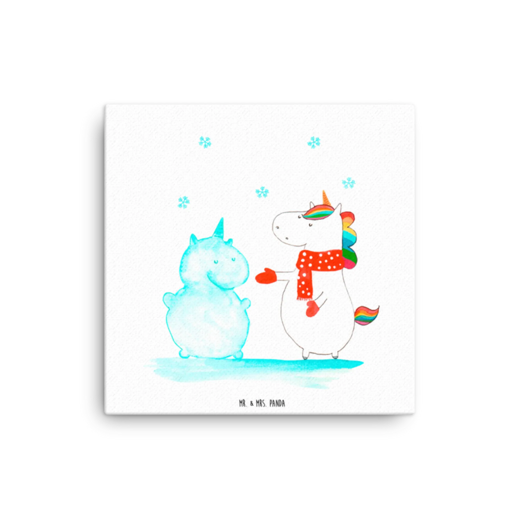 Canvas picture unicorn snowman Leinwand, Bild, Kunstdruck, Wanddeko, Dekoration, Einhorn, Einhörner, Einhorn Deko, Unicorn, Schneemann, Winter, Schnee, Kuchen, Weihnachten, kalt, Mütze, Handschuhe, X-Mas