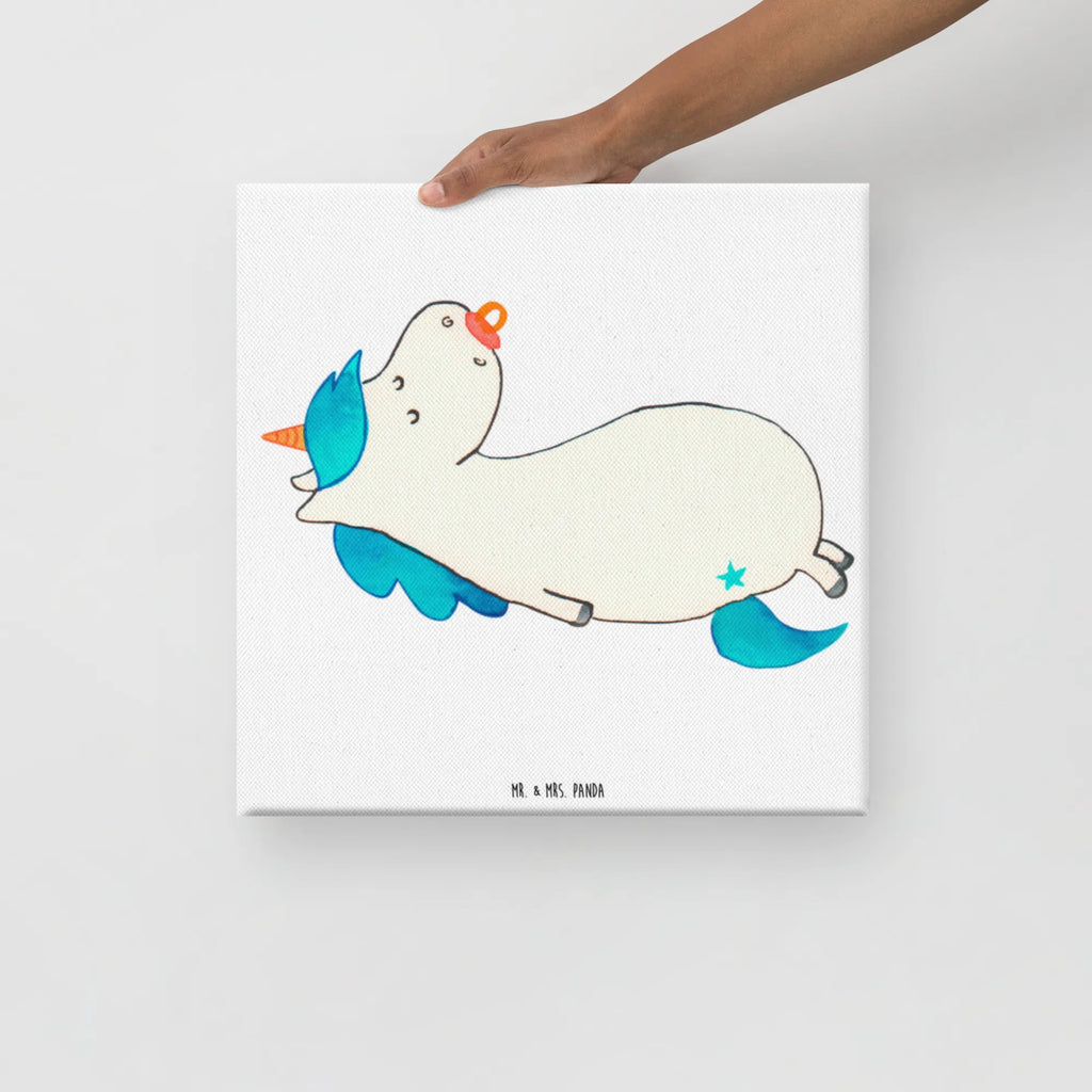 Canvas picture unicorn dummy Wanddeko, Kunstdruck, Dekoration, Bild, Leinwand, Einhorn, Einhörner, Einhorn Deko, Unicorn, Mama, Geschenk Geburt, Mutter, Säugling, Geburtstag, Baby, Geburt, Schnuller, Kleinkind