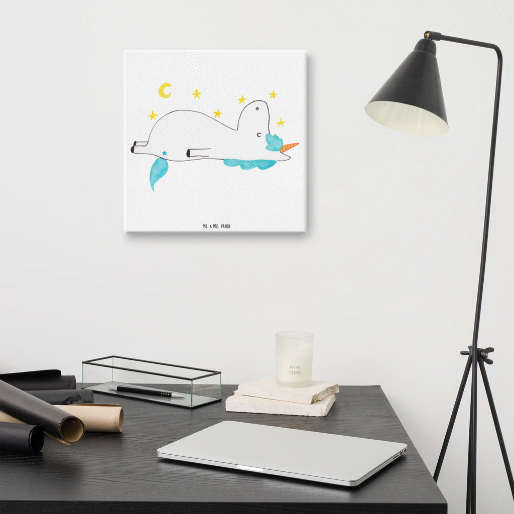 Canvas picture unicorn starry sky Dekoration, Kunstdruck, Bild, Wanddeko, Leinwand, Einhorn, Einhörner, Einhorn Deko, Unicorn, Sterne, Sternenhimmel, Dachschaden, Verrückt