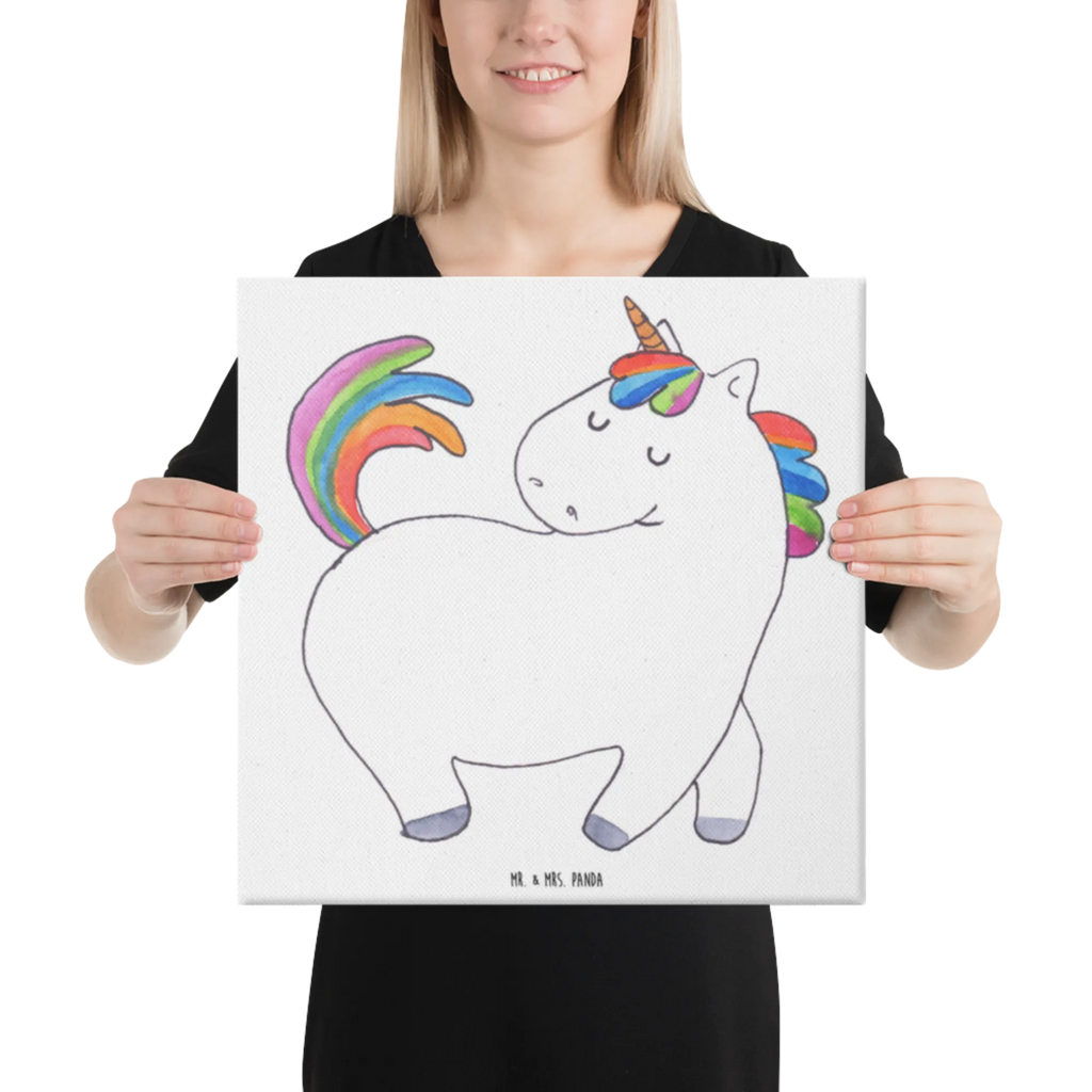 Leinwand Bild Einhorn stolzierend Leinwand, Kunstdruck, Unicorn, Einhorn, Einhorn Deko, Einhörner, Reiter, Geschenk, Freundin, Pferd, Anders, Stolz, Bunt, Reiten
