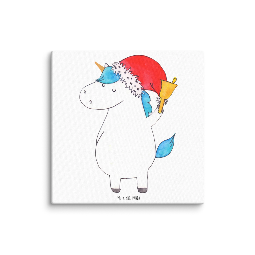 Canvas picture unicorn Santa Claus Kunstdruck, Leinwand, Unicorn, Einhorn, Einhorn Deko, Einhörner, Weihnachtsmann, Gin, Nikolaus, Wunschzettel, Weihnachten, Schoki, Feenstaub, Schokolade, Wunschliste