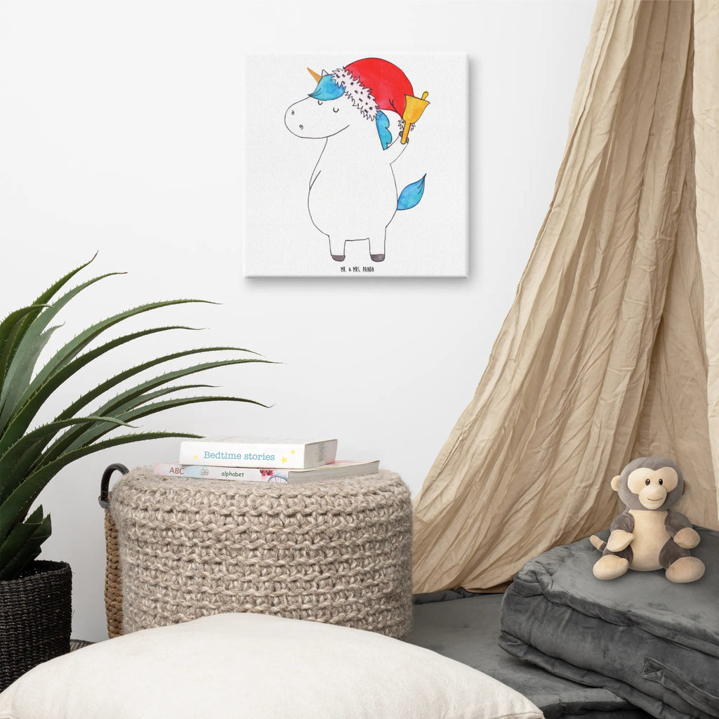 Canvas picture unicorn Santa Claus Kunstdruck, Leinwand, Unicorn, Einhorn, Einhorn Deko, Einhörner, Weihnachtsmann, Gin, Nikolaus, Wunschzettel, Weihnachten, Schoki, Feenstaub, Schokolade, Wunschliste
