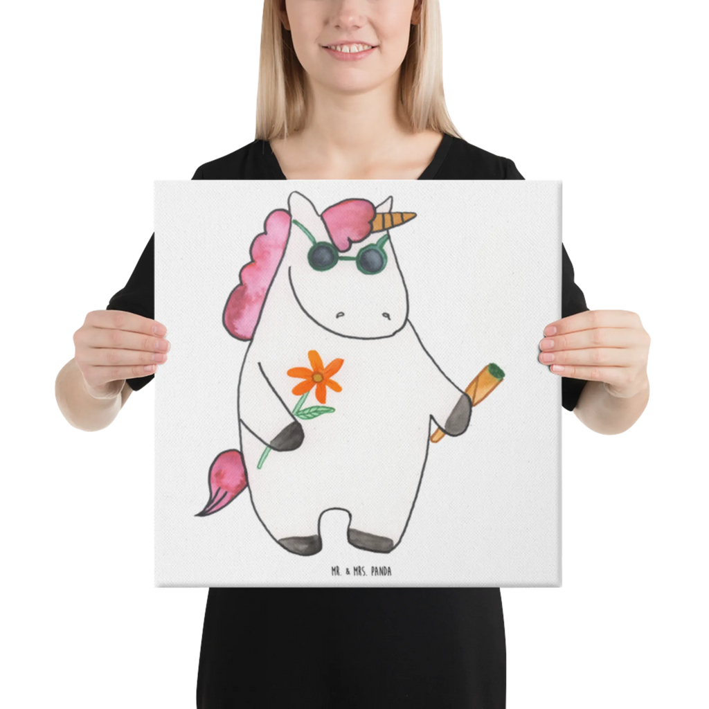 Canvas picture unicorn Woodstock Kunstdruck, Leinwand, Unicorn, Einhorn, Einhorn Deko, Einhörner, Party, Joint, Alkohol, Kiffen, Zigarette, Spaß. Lustig, Witzig, Woodstock