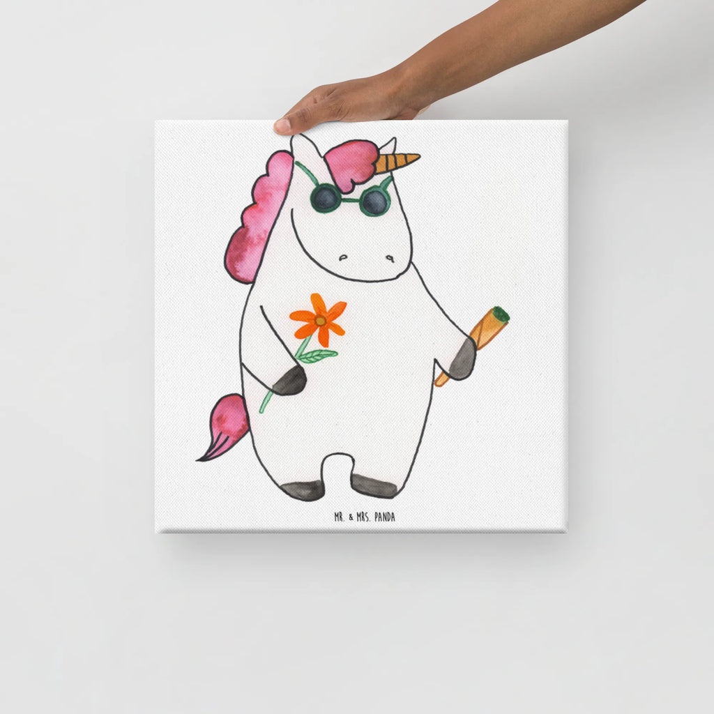 Canvas picture unicorn Woodstock Kunstdruck, Leinwand, Unicorn, Einhorn, Einhorn Deko, Einhörner, Party, Joint, Alkohol, Kiffen, Zigarette, Spaß. Lustig, Witzig, Woodstock