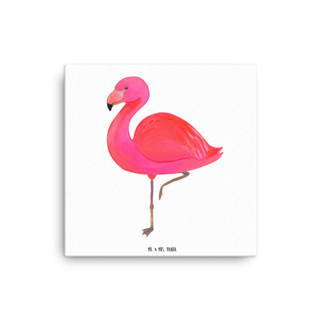 Canvas picture flamingo Classic Leinwand, Kunstdruck, Flamingo, Stolz, Geschwister, Freundin, Selbstliebe, Ich, für Mich, Freundinnen, Sohn, Einzigartig, Außenseiter, Spruch, Tochter