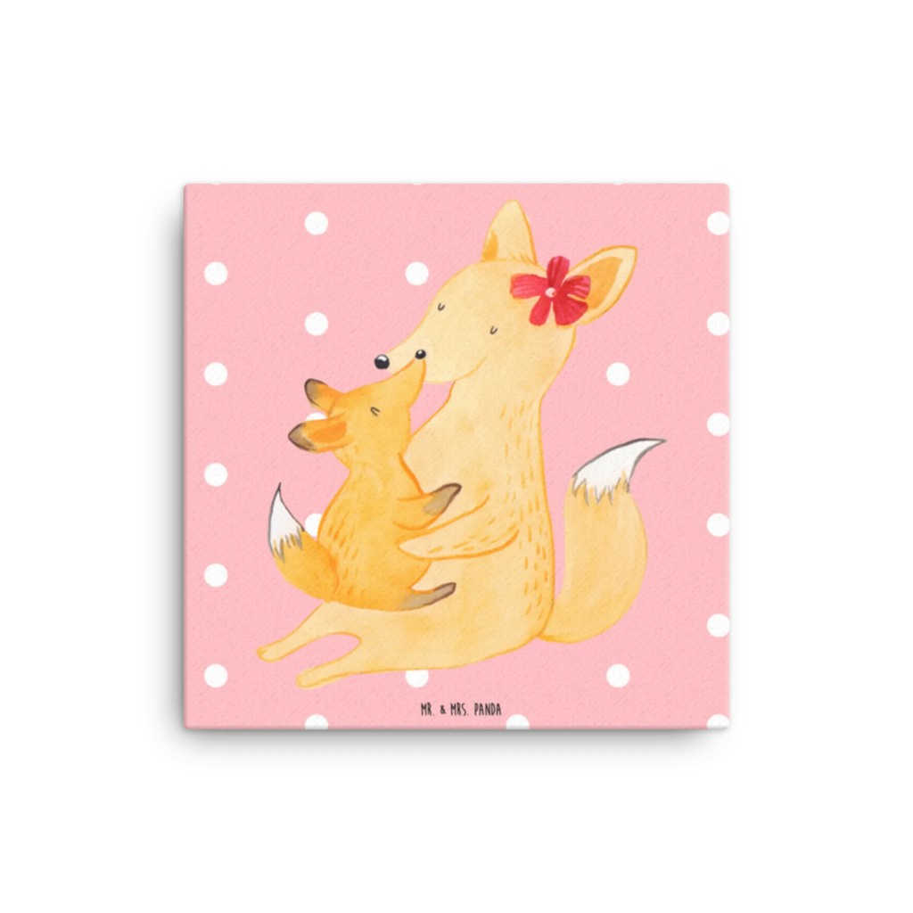 Canvas picture Fox mummy Leinwand, Kunstdruck, Vatertag, Oma, Mama, Bruder, Schwester, Familie, Muttertag, Papa, Opa, Beste Tochter, Tochter, Geschenk, Mutter, Lieblingstochter