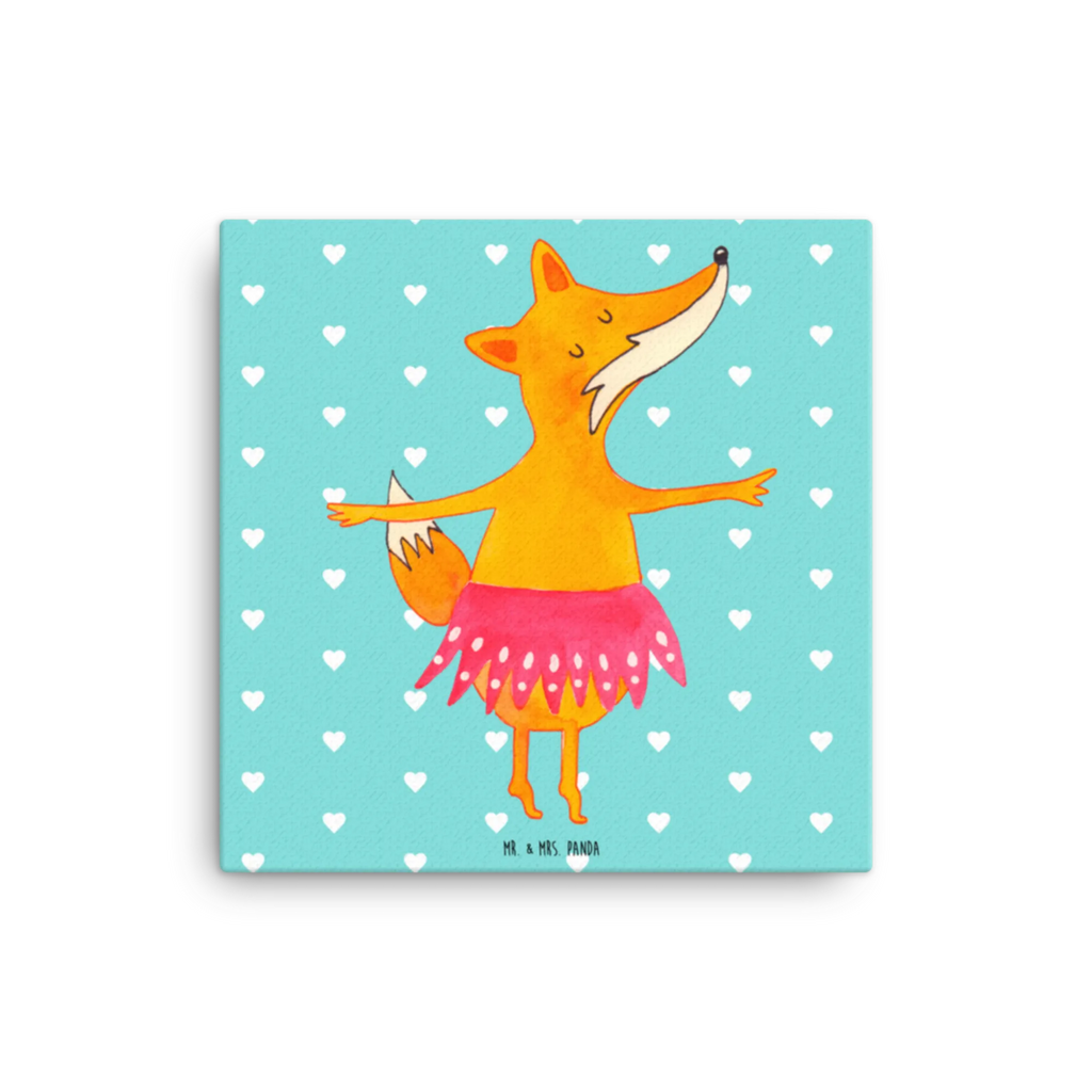Leinwand Bild Fuchs Ballerina Kunstdruck, Leinwand, Fuchs, Ballerina, Füchse, Party, Tanzen, Einladung, Tänzerin, Füchsin, Geburtstag, Ballett, Fuchs Spruch