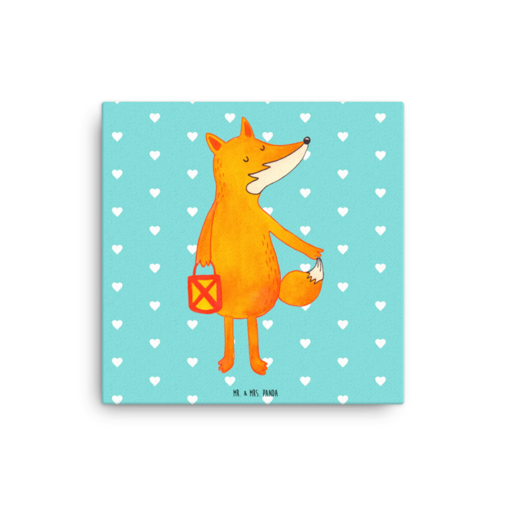 Canvas picture Fox Lantern Kunstdruck, Leinwand, Fuchs, Liebeskummer Spruch, Laternenumzug, Laterne, Aufmuntern, Füchse, Sankt Martin, Spruch Trösten, Cäsar Otto Hugo Flaischlen