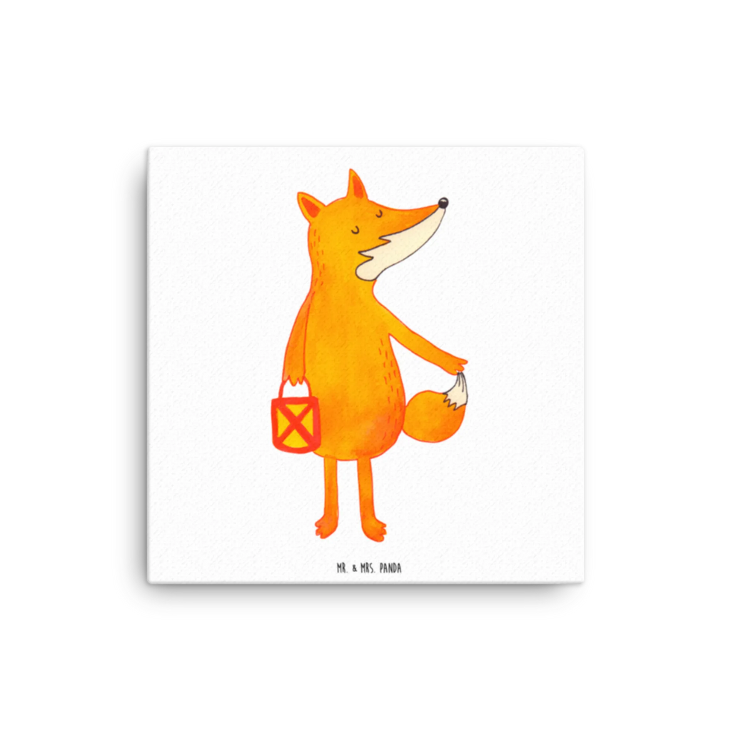 Canvas picture Fox Lantern Kunstdruck, Leinwand, Fuchs, Liebeskummer Spruch, Laternenumzug, Laterne, Aufmuntern, Füchse, Sankt Martin, Spruch Trösten, Cäsar Otto Hugo Flaischlen