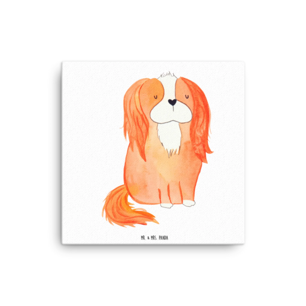 Leinwand Bild Hund Cavalier King Charles Spaniel Leinwand, Kunstdruck, Hunderasse, Hundebesitzer, Tierliebhaber, Haustier, Sprüche, Hundemotiv, Hund, Cockerspaniel, Spruch, Schönster Hund, Spaniel, Cavalier King Charles Spaniel