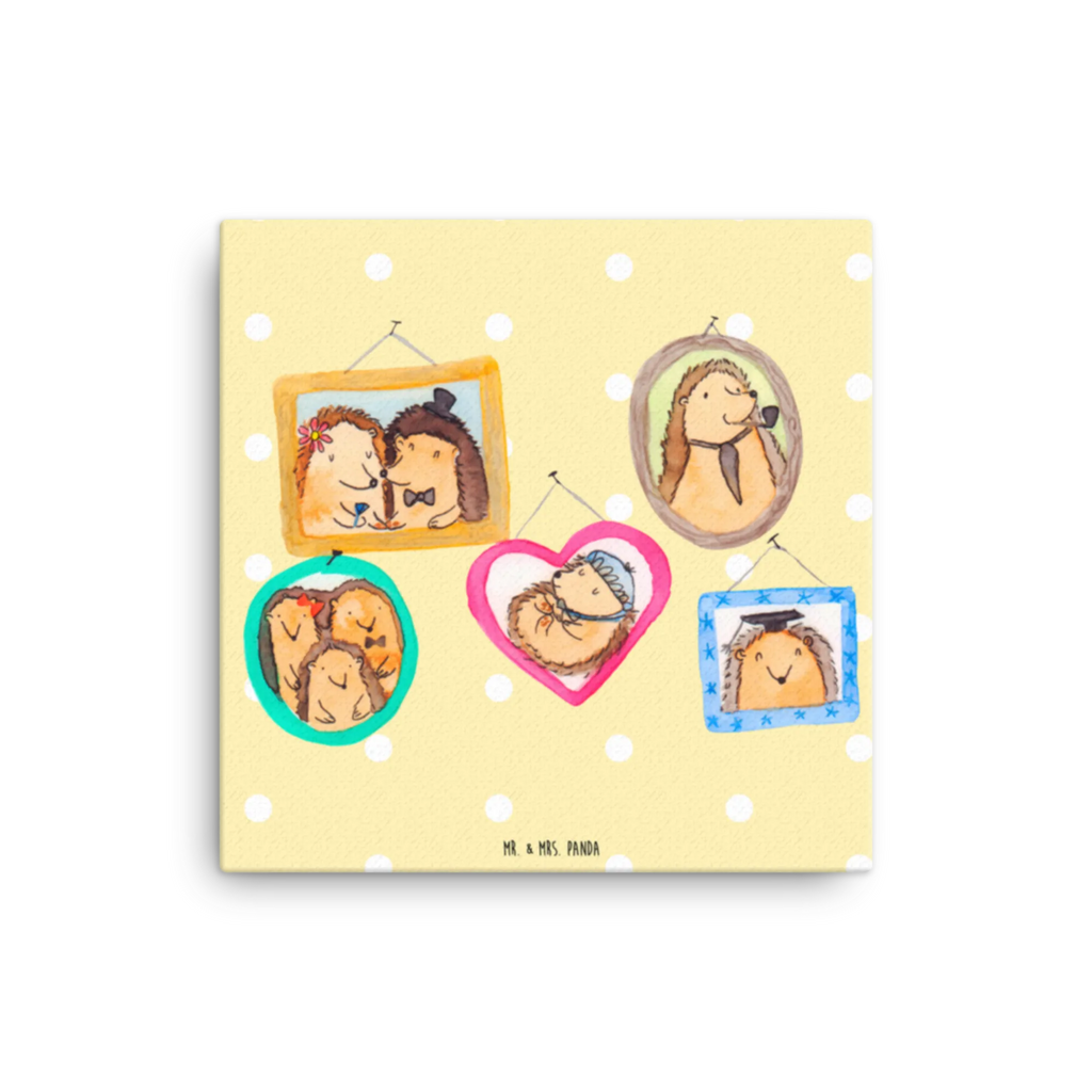 Canvas picture Hedgehog family Kunstdruck, Leinwand, Vatertag, Schwester, Muttertag, Bruder, Papa, Mama, Oma, Opa, Familie, Igel, Zusammenhalt, Liebe, Bilder, Glück