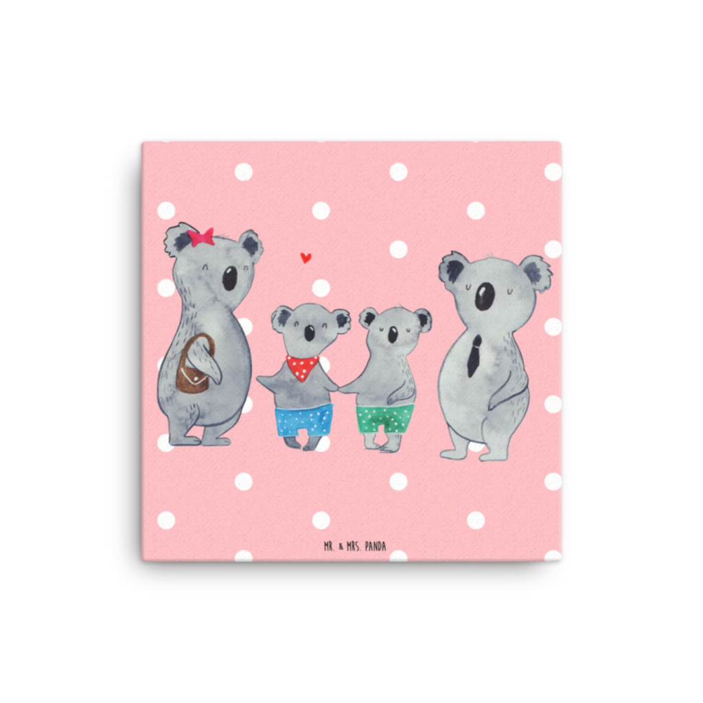 Canvas picture Koala family with two kids Kunstdruck, Leinwand, Vatertag, Schwester, Muttertag, Bruder, Papa, Mama, Oma, Opa, Familie, Beste Familie, Koalafamilie, Lieblingsfamilie, Koala, Familienleben, Familienzeit, Koalabär