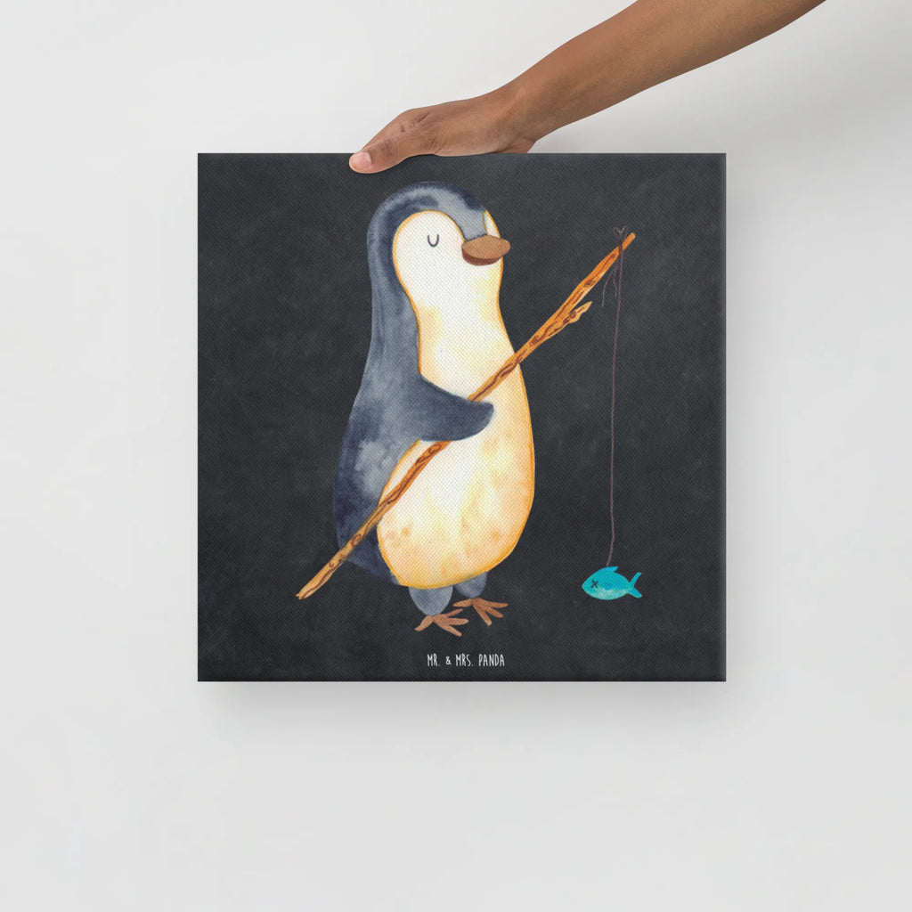 Canvas picture Penguin angler Leinwand, Kunstdruck, Pinguin, Planer, Geschenk, Tagträume, Angler, Plan, Angeln, Urlaub, Motivation, Hobby, Pinguine, Geschenkidee, Wochenende, Tagesplan, Freundinnen, Neustart