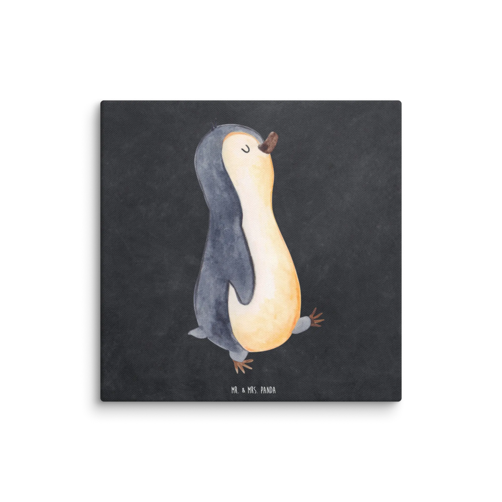 Leinwand Bild Pinguin marschierend Dekoration, Kunstdruck, Wanddeko, Bild, Leinwand, Pinguin, Familie, Schwester, Langschläfer, Bruder, Frühaufsteher, Pinguine