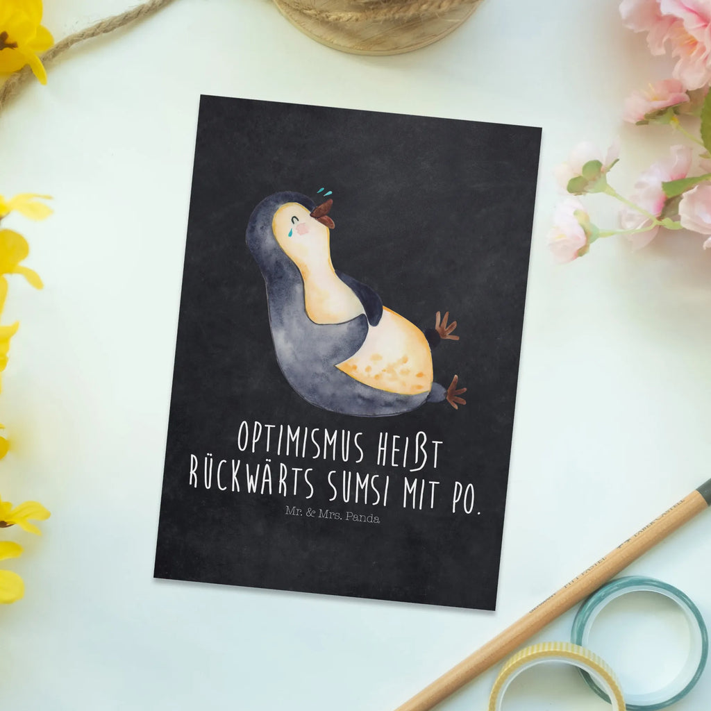 Postcard Penguin Laugh Penguins, North Pole