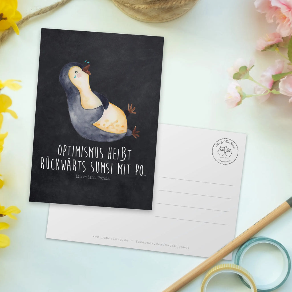 Postcard Penguin Laugh Penguins, North Pole