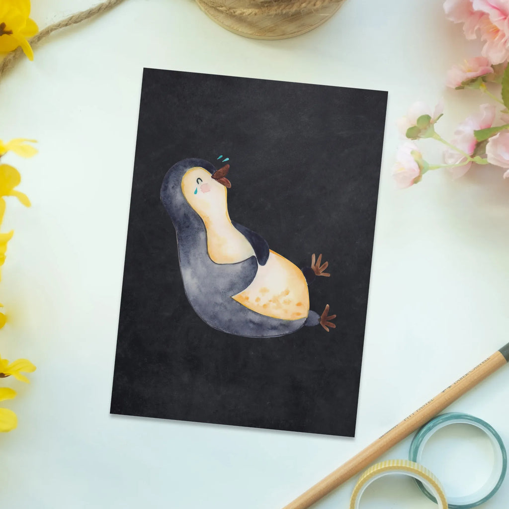 Postcard Penguin Laugh Penguins, North Pole