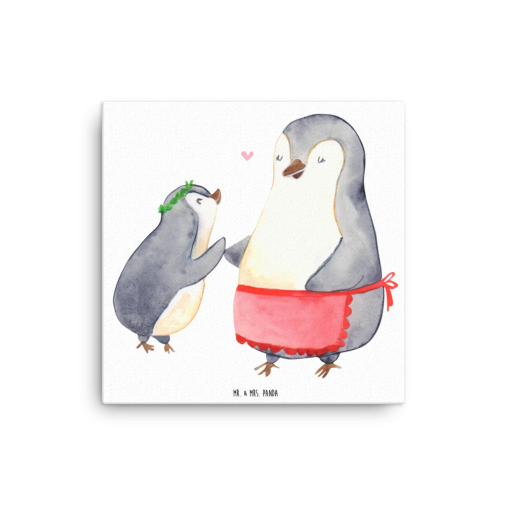 Canvas picture Penguin with child Kunstdruck, Leinwand, Vatertag, Schwester, Muttertag, Bruder, Papa, Mama, Oma, Opa, Familie, Mutti, Mutter, Mami, Geburststag, Geschenk