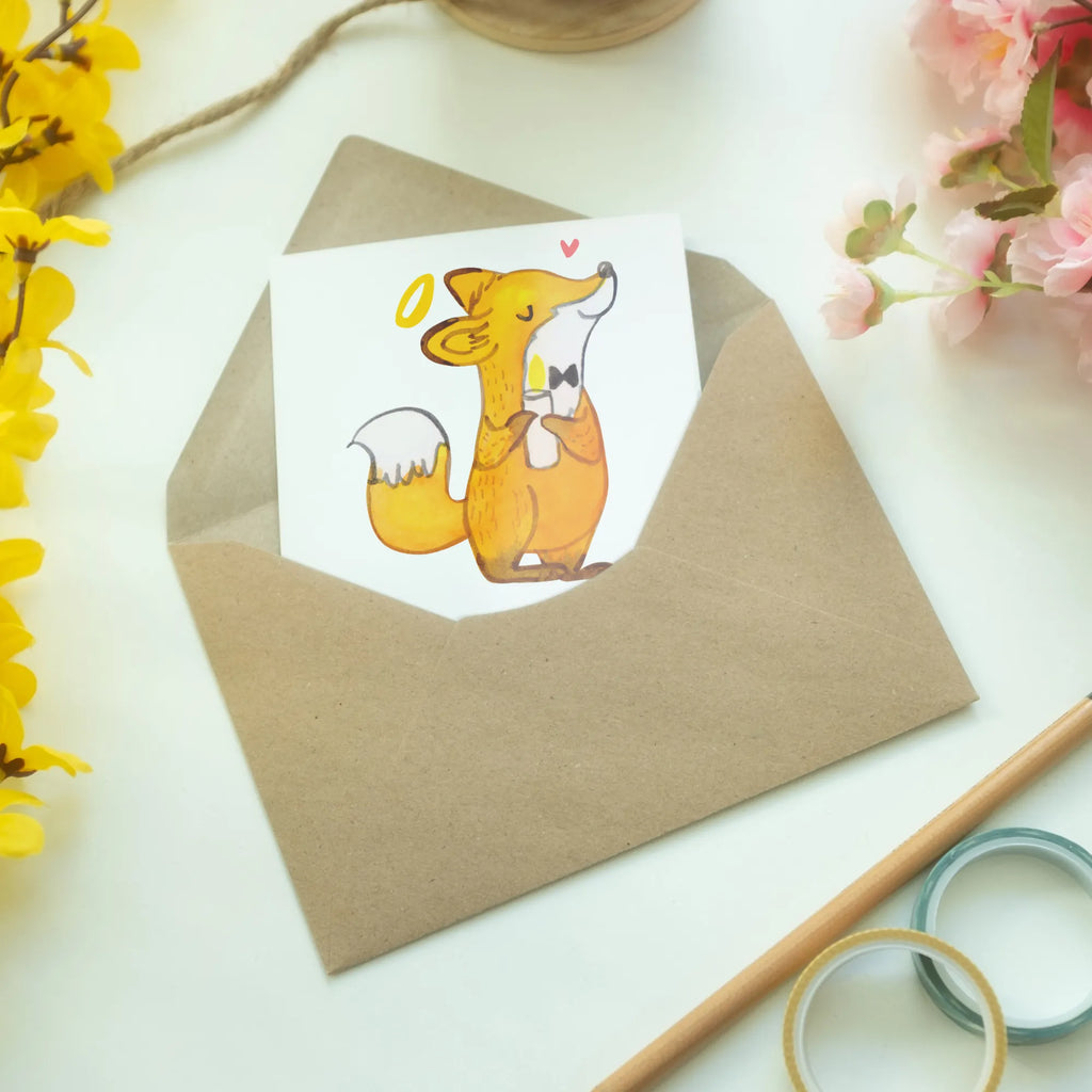 Greetings card Fox communion folding card, birthday card, invitation card, greeting card, wedding card, Confirmation, communion, youth consecration, confirmation gift, Faith, Believer, Communion Gift, Communion Thank You, Love, God, Communion