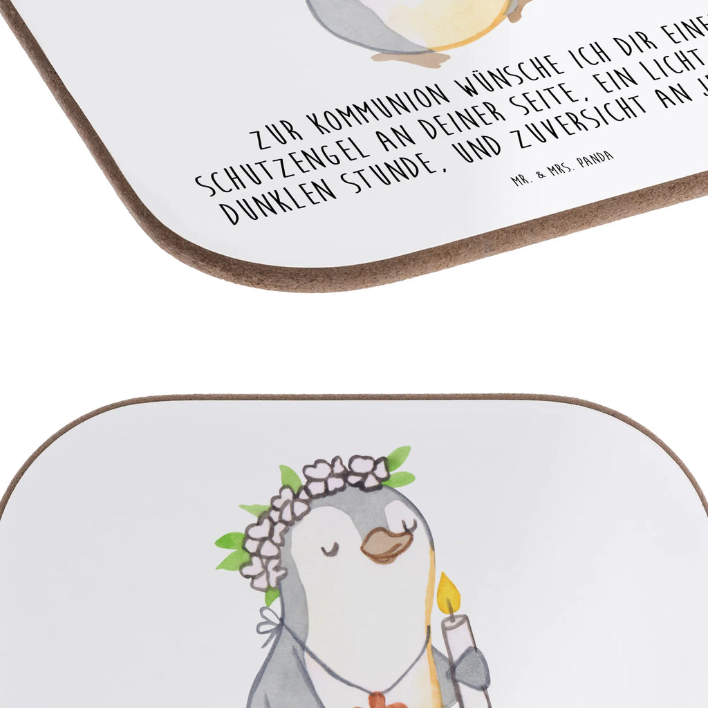 Square coaster penguin communion girl Getränkeuntersetzer, Holzuntersetzer, Glasuntersetzer, Untersetzer für Gläser, Untersetzer Holz, Korkuntersetzer, Untersetzer Design, Untersetzer aus Holz, Tassen Untersetzer, Bierdeckel, Untersetzer Gläser, Untersetzer, Konfirmation, Kommunion, Jugendweihe, Konfirmation Geschenk, Gläubig, Gott, Alles Gute