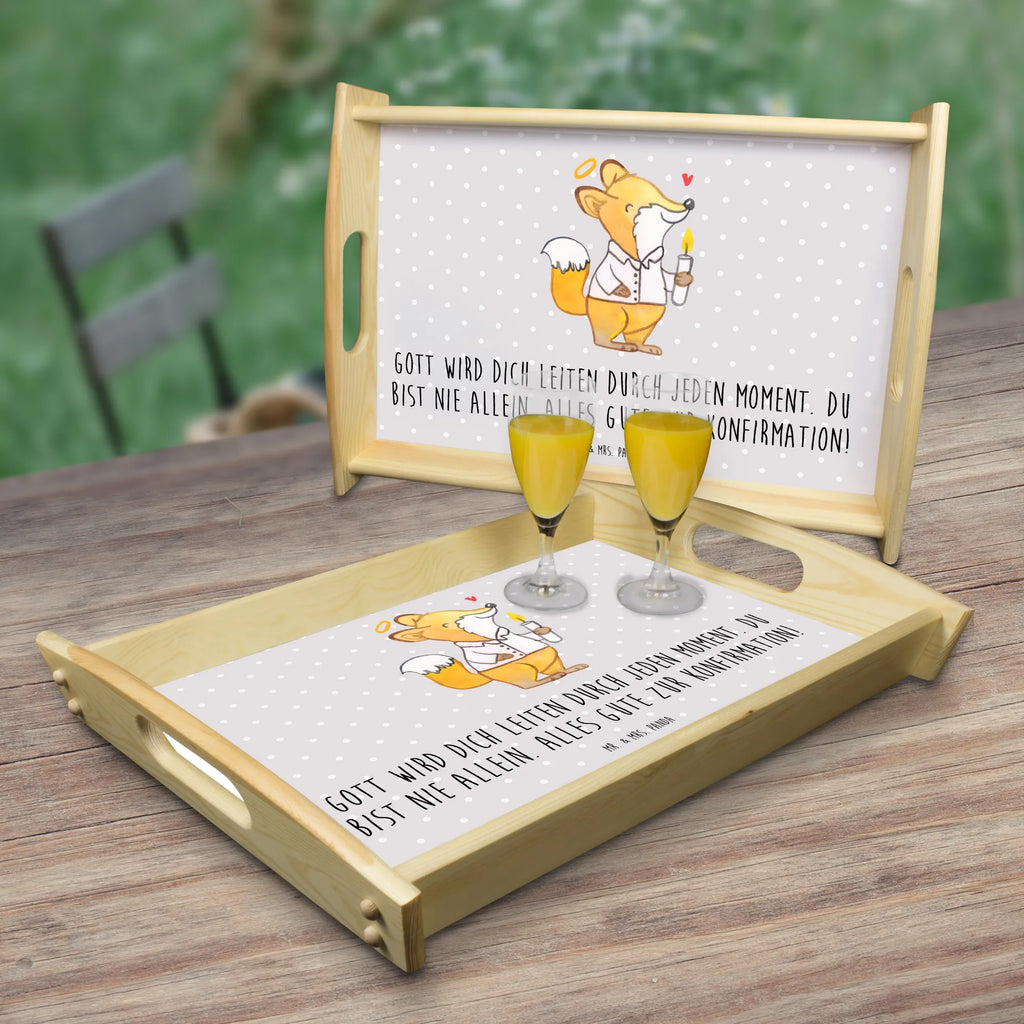 Serving tray Fox confirmation serving tray, wooden tray, kitchen tray, breakfast tray, tray, Confirmation, communion, youth consecration, confirmation gift, God, Happy Birthday, Believer, Confirmation Gift