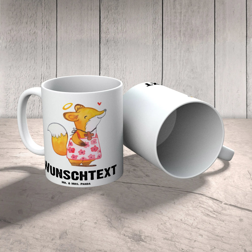 Personalisierte Tasse Fuchs Konfirmation Mädchen Namen, Personalisierte Tasse, Drucken, Personalisiert, Tasse mit Namen, Wunschname, Namenstasse, Tasse, Kommunion, Konfirmation, Jugendweihe, Konfirmation Geschenk, Gott, Alles Gute, Gläubig