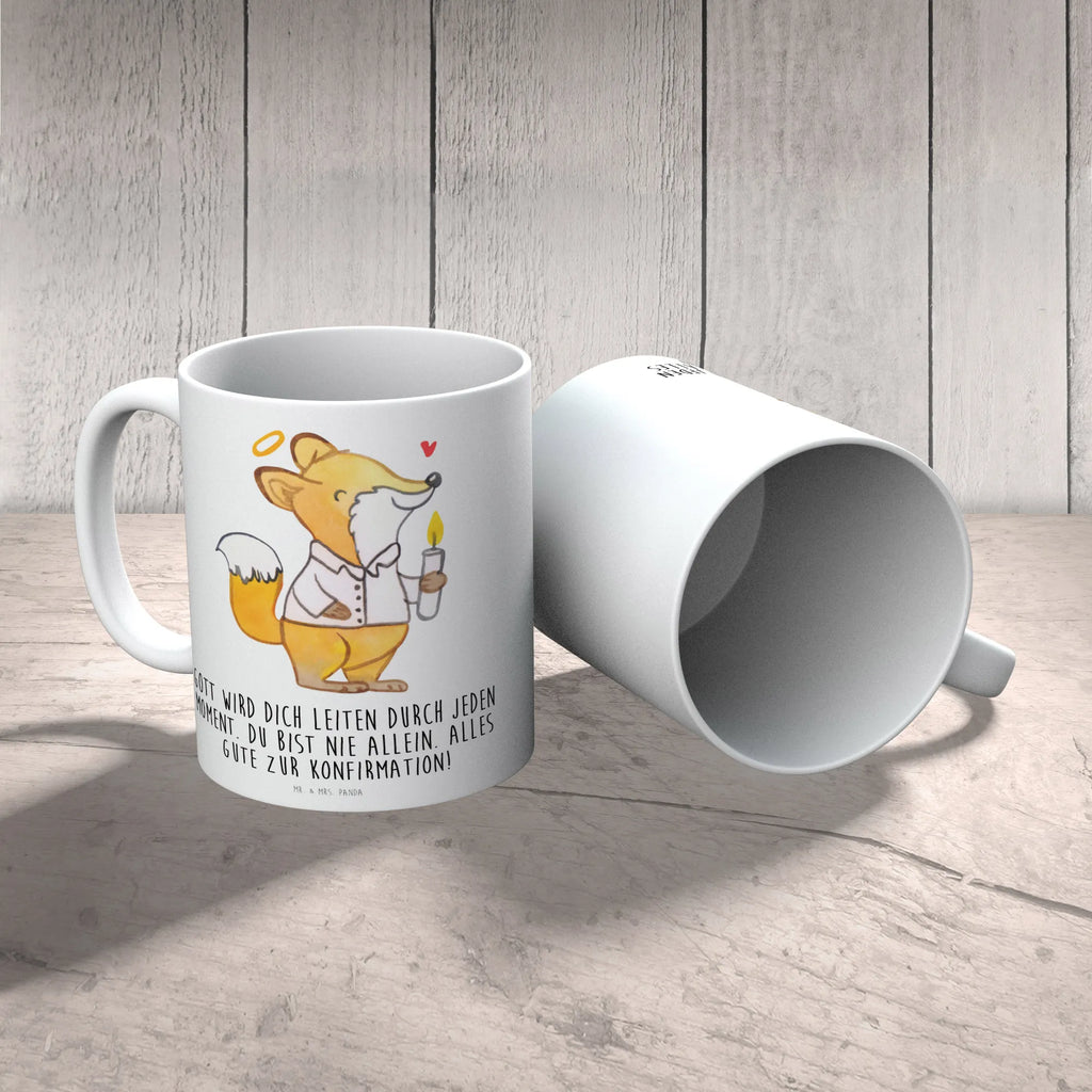 Kubek lis Konfirmacja Tasse mit Motiven, Tasse mit Zitaten, Bürotasse, Tasse, Kaffeetasse, Porzellantasse, Teetasse, Geschenktasse, Keramiktasse, Konfirmation, Kommunion, Jugendweihe, Konfirmation Geschenk, Gott, Alles Gute, Gläubig