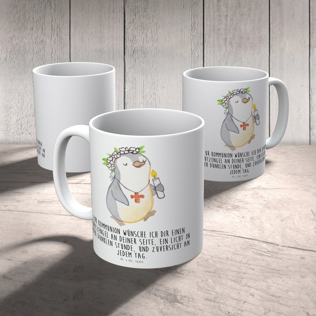 Mug penguin communion girl ceramic mug, latte mug, mug with quotes, mug, personalized mug, custom mug, novelty mug, gift mug, tea mug, coffee mug, mug with designs, porcelain mug, office mug, Confirmation, communion, youth consecration, confirmation gift, Believer, Happy Birthday, Confirmation Gift, God