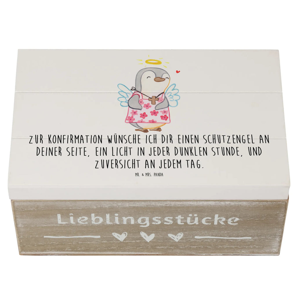 Wooden chest penguin confirmation Erinnerungsbox, Holzkiste, Kiste, Geschenkdose, Aufbewahrungsbox, Dekokiste, Geschenkbox, Schatulle, Truhe, Schatzkiste, Erinnerungskiste, XXL, Konfirmation, Kommunion, Jugendweihe, Konfirmation Geschenk, Zuversicht, Vertrauen, Schutzengel