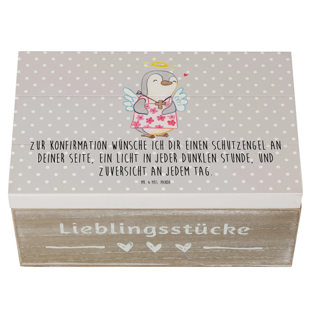 Wooden chest penguin confirmation Erinnerungsbox, Holzkiste, Kiste, Geschenkdose, Aufbewahrungsbox, Dekokiste, Geschenkbox, Schatulle, Truhe, Schatzkiste, Erinnerungskiste, XXL, Konfirmation, Kommunion, Jugendweihe, Konfirmation Geschenk, Zuversicht, Vertrauen, Schutzengel