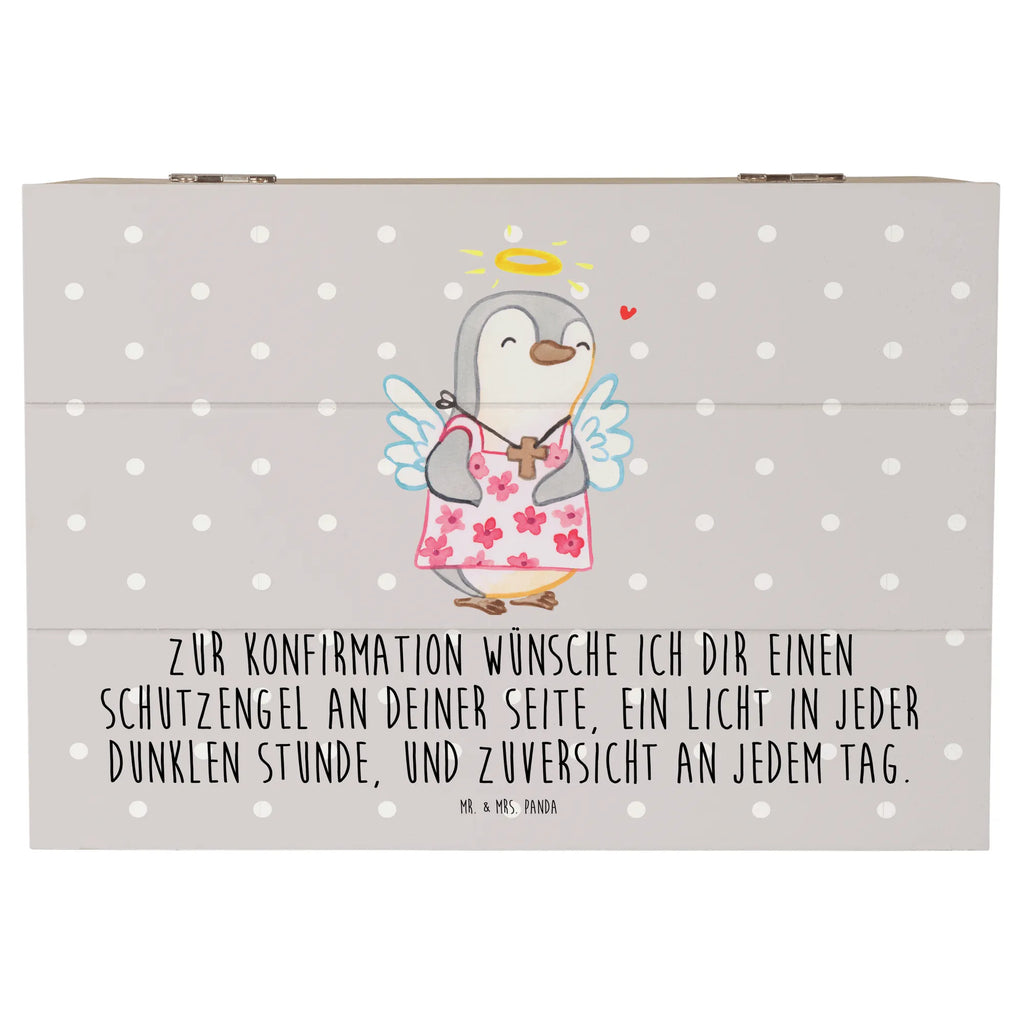 Wooden chest penguin confirmation Erinnerungsbox, Holzkiste, Kiste, Geschenkdose, Aufbewahrungsbox, Dekokiste, Geschenkbox, Schatulle, Truhe, Schatzkiste, Erinnerungskiste, XXL, Konfirmation, Kommunion, Jugendweihe, Konfirmation Geschenk, Zuversicht, Vertrauen, Schutzengel