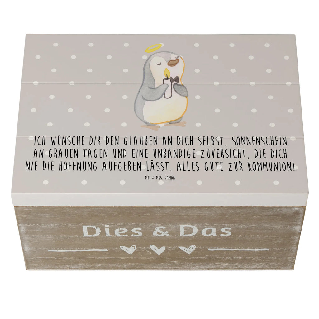 Skrzynia drewniana pingwin Komunia Truhe, Dekokiste, Schatulle, Geschenkdose, Geschenkbox, XXL, Kiste, Erinnerungskiste, Holzkiste, Erinnerungsbox, Schatzkiste, Aufbewahrungsbox, Konfirmation, Kommunion, Jugendweihe, Konfirmation Geschenk, Kommunion Dankeschön, Sonnenschein, Kommunion Geschenk, Glauben