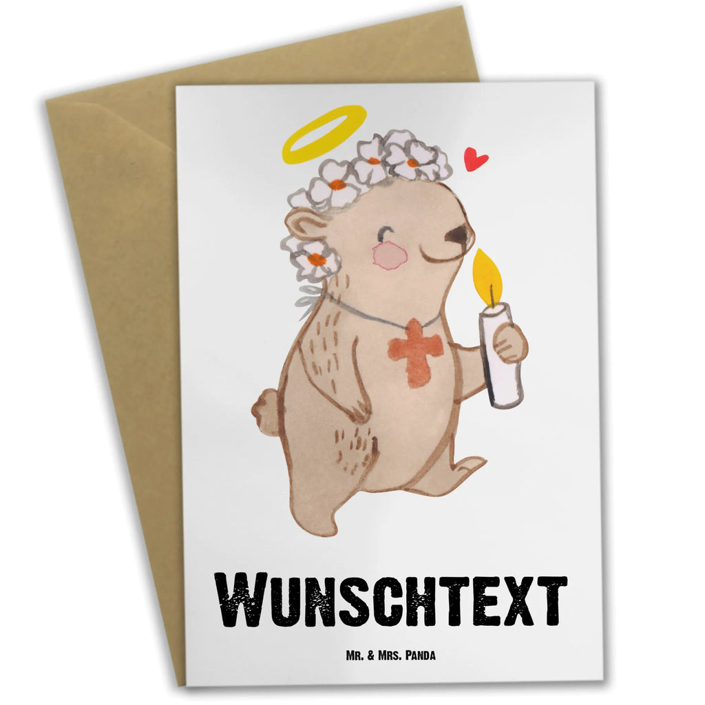 Personalised greetings card bear communion girl Confirmation, communion, youth consecration, confirmation gift, Faith, Communion, God, Communion Gift, Communion Thank You, Love, Believer