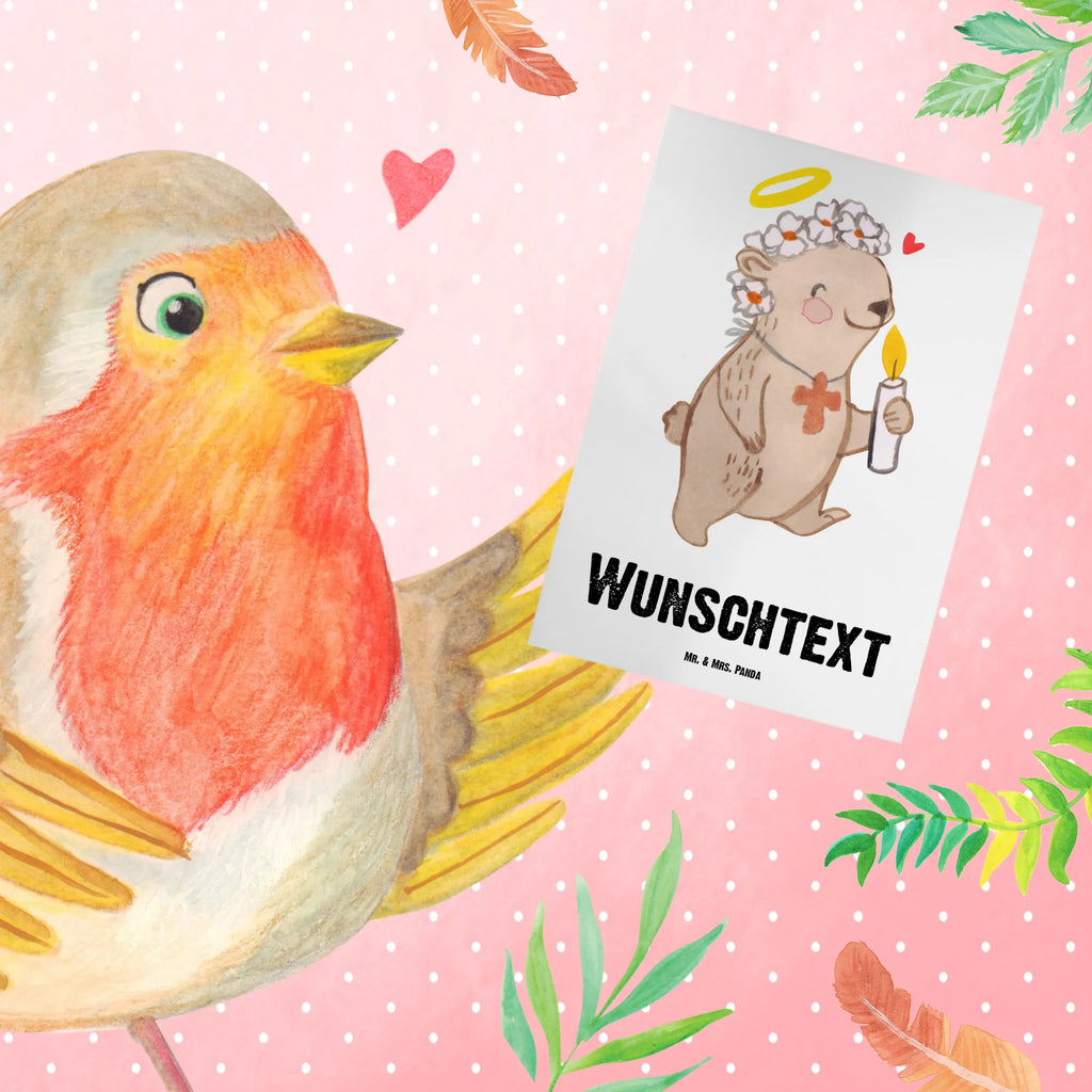 Personalised greetings card bear communion girl Confirmation, communion, youth consecration, confirmation gift, Faith, Communion, God, Communion Gift, Communion Thank You, Love, Believer