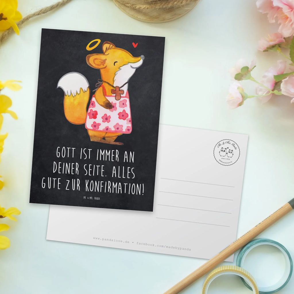 Postcard Fox Confirmation girl Dankeskarte, Einladung, Ansichtskarten, Einladungskarte, Postkarte, Grußkarte, Karte, Einladungskarten Geburtstag, Einladung Geburtstag, Geschenkkarte, Ansichtskarte, Geburtstagskarte, Konfirmation, Kommunion, Jugendweihe, Konfirmation Geschenk, Alles Gute, Gott, Gläubig