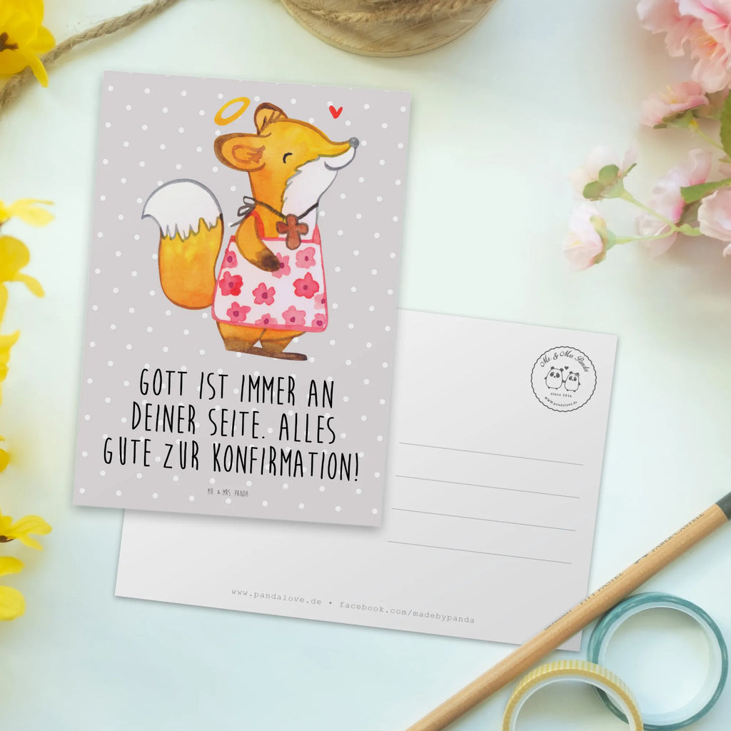 Postcard Fox Confirmation girl Dankeskarte, Einladung, Ansichtskarten, Einladungskarte, Postkarte, Grußkarte, Karte, Einladungskarten Geburtstag, Einladung Geburtstag, Geschenkkarte, Ansichtskarte, Geburtstagskarte, Konfirmation, Kommunion, Jugendweihe, Konfirmation Geschenk, Alles Gute, Gott, Gläubig
