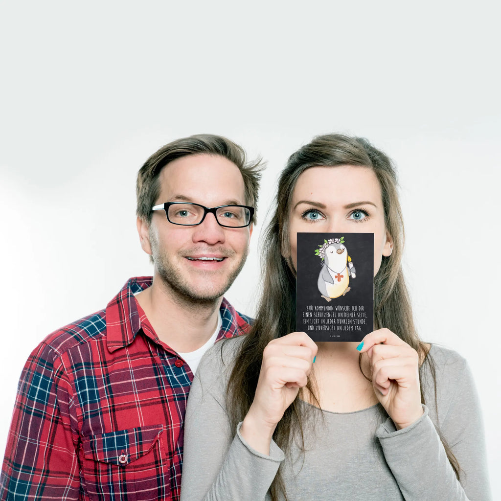 Pocztówka Pingwin Dziewczyna komunijna Einladung, Einladung Geburtstag, Ansichtskarte, Karte, Einladungskarte, Geburtstagskarte, Dankeskarte, Ansichtskarten, Geschenkkarte, Postkarte, Grußkarte, Einladungskarten Geburtstag, Konfirmation, Kommunion, Jugendweihe, Konfirmation Geschenk, Gott, Gläubig, Alles Gute