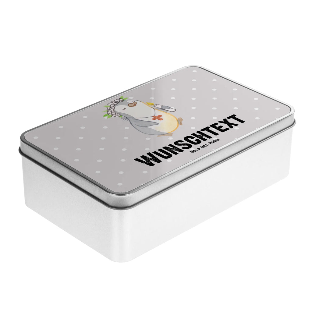 Personalised metal tin penguin communion girl Confirmation, communion, youth consecration, confirmation gift, Believer, God, Confirmation Gift, Happy Birthday