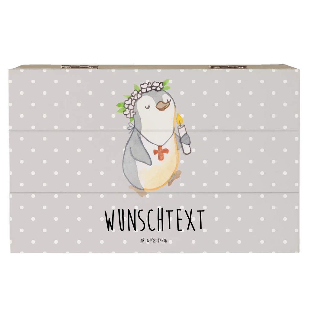Personalisierte Holzkiste Pinguin Kommunion Mädchen Holzkiste mit Namen, Kiste mit Namen, Schatzkiste mit Namen, Truhe mit Namen, Schatulle mit Namen, Erinnerungsbox mit Namen, Erinnerungskiste, mit Namen, Dekokiste mit Namen, Aufbewahrungsbox mit Namen, Holzkiste Personalisiert, Kiste Personalisiert, Schatzkiste Personalisiert, Truhe Personalisiert, Schatulle Personalisiert, Erinnerungsbox Personalisiert, Erinnerungskiste Personalisiert, Dekokiste Personalisiert, Aufbewahrungsbox Personalisiert, Geschenkbox personalisiert, GEschenkdose personalisiert, Konfirmation, Kommunion, Jugendweihe, Konfirmation Geschenk, Gott, Gläubig, Alles Gute