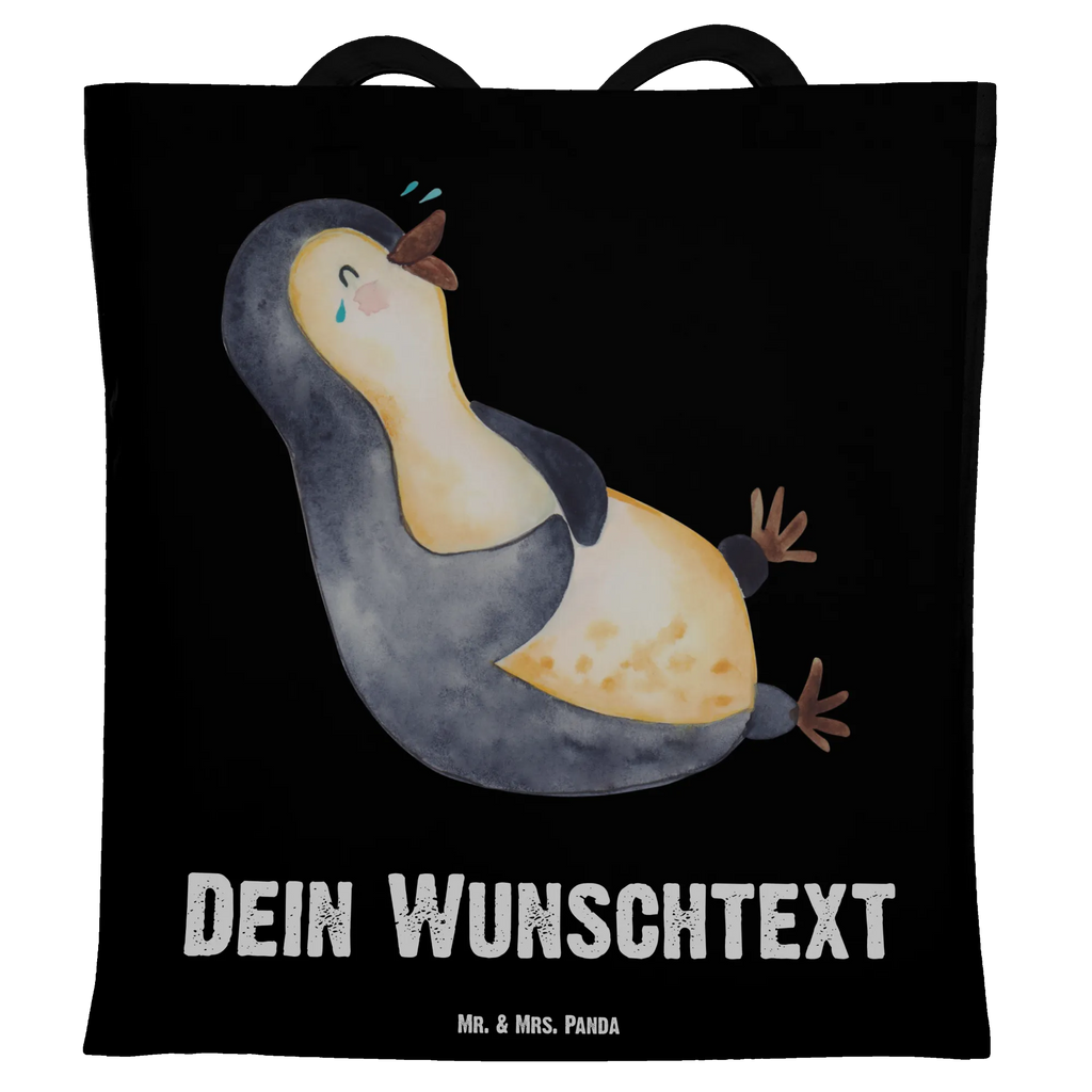 Personalisierte Tragetasche Pinguin lachend Umhängetasche, Personalisierter Beutel, Personalisierte Kindergartentasche, Personalisierter Stoffbeutel, Personalisierte Jutetasche, Personalisierte Tasche, Einkaufsbeutel, Schultertasche, Tragetasche mit Namen, Personalisierter Jutebeutel, Strandtasche, Stoffbeutel mit Namen, Einkaufstasche mit Namen, Personalisierte Beuteltasche, Tüte, Shopper, Personalisierte Einkaufstasche, Pinguin, Fröhlichkeit, Lustiger Spruch, Lachen, Humor, Fröhlich, Optimismus, Pinguine