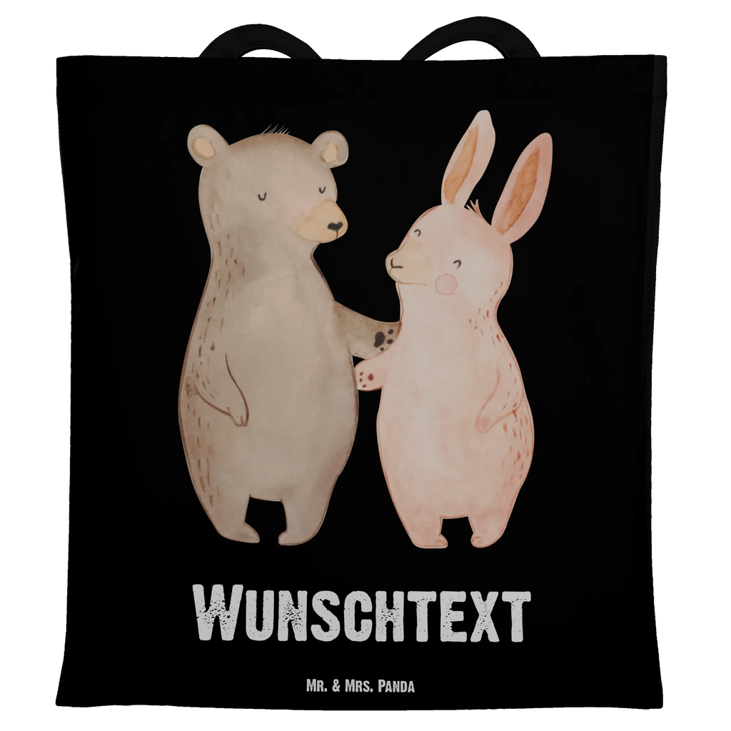 Personalised tote bag bear and rabbit Embrace Personalisierter Beutel, Personalisierte Einkaufstasche, Schultertasche, Einkaufsbeutel, Umhängetasche, Personalisierte Beuteltasche, Shopper, Strandtasche, Personalisierter Stoffbeutel, Personalisierte Tasche, Personalisierter Jutebeutel, Stoffbeutel mit Namen, Tragetasche mit Namen, Personalisierte Kindergartentasche, Einkaufstasche mit Namen, Tüte, Personalisierte Jutetasche, Freundin, Freund, Liebe, Liebesgeschenk, Jahrestag, Verlobung, Partner, Ehemann, Ehefrau, Heiraten, Heiratsantrag, Hocheitstag, Best Friends, Freunde, Hase, Bärchen, Bester Freund, Bär