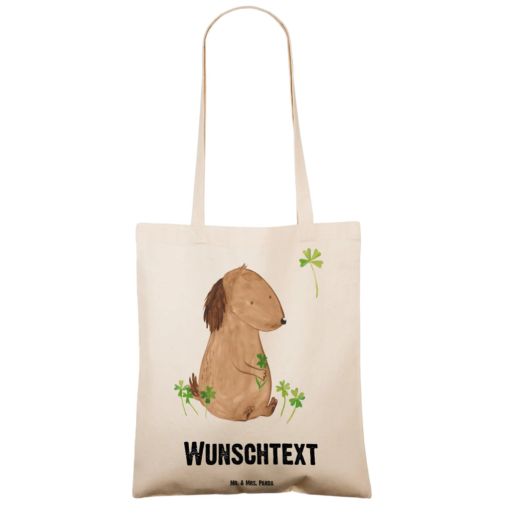 Personalisierte Tragetasche Hund Kleeblatt Personalisierter Jutebeutel, Stoffbeutel mit Namen, Personalisierter Stoffbeutel, Personalisierte Jutetasche, Personalisierter Beutel, Einkaufstasche mit Namen, Personalisierte Einkaufstasche, Personalisierte Kindergartentasche, Personalisierte Beuteltasche, Tragetasche mit Namen, Personalisierte Tasche, Hund, Hundemotiv, Haustier, Hunderasse, Tierliebhaber, Hundebesitzer, Sprüche, Motivation, Geschenk, Tagträume, Kleeblatt, Selbstliebe, Glück, Achtsamkeit, Neuanfang, Glücksbringer