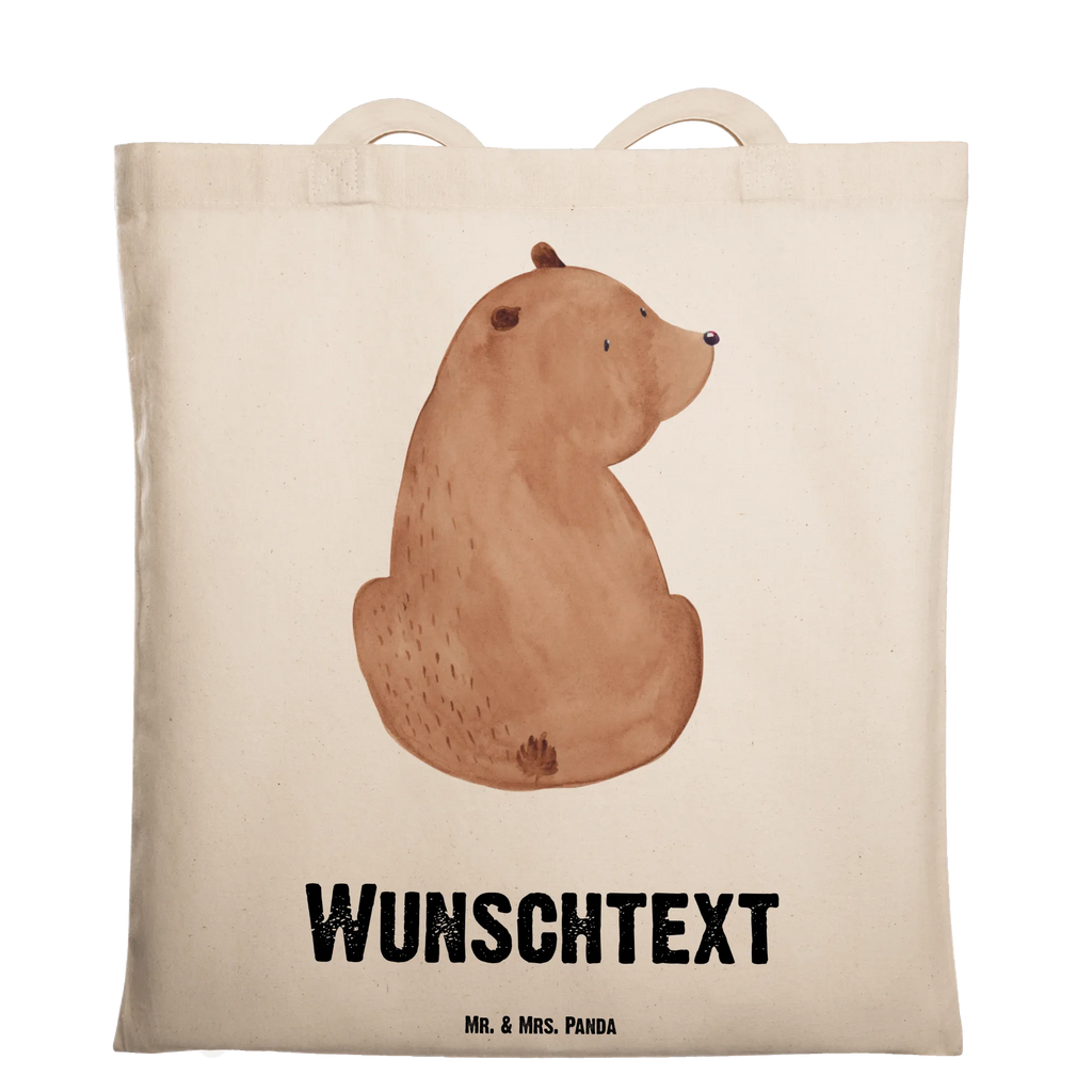 Personalisierte Tragetasche Bär Schulterblick Personalisierte Tasche, Personalisierte Kindergartentasche, Personalisierte Beuteltasche, Personalisierte Einkaufstasche, Personalisierte Jutetasche, Personalisierter Stoffbeutel, Personalisierter Jutebeutel, Personalisierter Beutel, Tragetasche mit Namen, Stoffbeutel mit Namen, Einkaufstasche mit Namen, Bär, Teddy, Teddybär, Motivation, Bärenliebe, Selbstachtung, Weltansicht, Weisheit, Bären