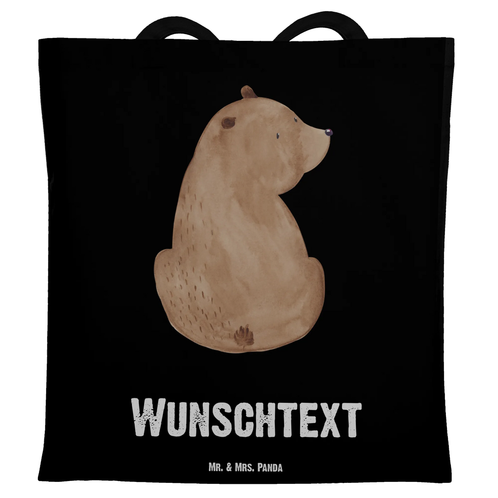 Personalisierte Tragetasche Bär Schulterblick Personalisierte Tasche, Personalisierte Kindergartentasche, Personalisierte Beuteltasche, Personalisierte Einkaufstasche, Personalisierte Jutetasche, Personalisierter Stoffbeutel, Personalisierter Jutebeutel, Personalisierter Beutel, Tragetasche mit Namen, Stoffbeutel mit Namen, Einkaufstasche mit Namen, Bär, Teddy, Teddybär, Motivation, Bärenliebe, Selbstachtung, Weltansicht, Weisheit, Bären