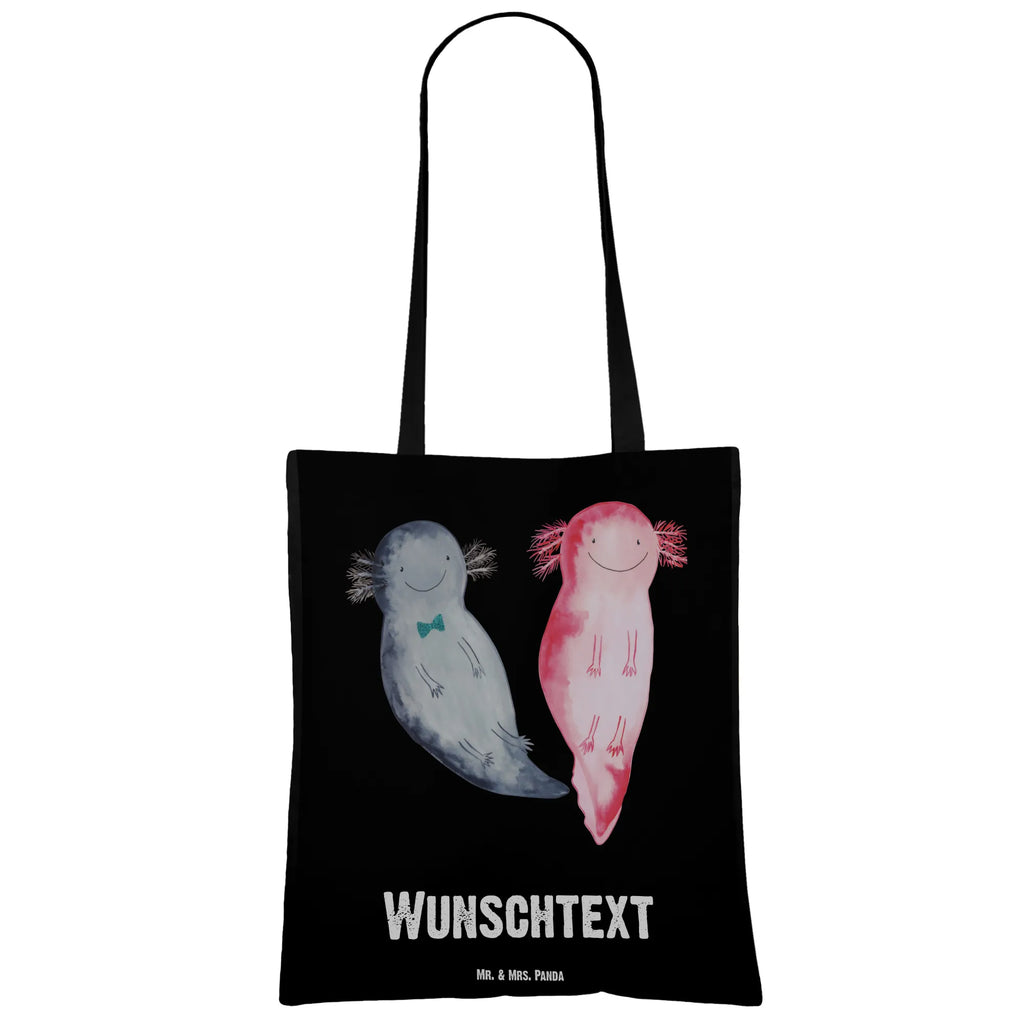 Personalised tote bag axolotl Girlfriend Axolotl, Axelotl, marine animals, Mexican walking fish, salamander, fiancé, love, friend, husband, amphibian, anniversary, great love, axolotl, tail, axolot, proof of love, valentine's day
