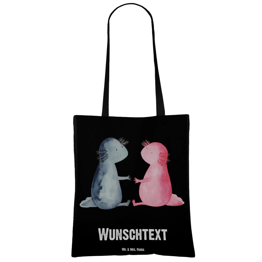 Personalisierte Tragetasche Axolotl Liebe Tragetasche mit Namen, Einkaufsbeutel, Personalisierte Einkaufstasche, Schultertasche, Personalisierter Jutebeutel, Personalisierte Tasche, Personalisierte Jutetasche, Tüte, Einkaufstasche mit Namen, Umhängetasche, Personalisierter Beutel, Shopper, Stoffbeutel mit Namen, Personalisierte Kindergartentasche, Personalisierter Stoffbeutel, Personalisierte Beuteltasche, Strandtasche, Axolotl, Molch, Schwanzlurch, Ehemann, Axolot, Liebe, Verlobter, Jahrestag, Valentinstag, Große Liebe, Lurch, Freund, Liebesbeweis, Lurche