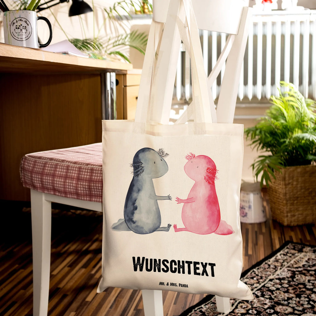 Personalisierte Tragetasche Axolotl Liebe Tragetasche mit Namen, Einkaufsbeutel, Personalisierte Einkaufstasche, Schultertasche, Personalisierter Jutebeutel, Personalisierte Tasche, Personalisierte Jutetasche, Tüte, Einkaufstasche mit Namen, Umhängetasche, Personalisierter Beutel, Shopper, Stoffbeutel mit Namen, Personalisierte Kindergartentasche, Personalisierter Stoffbeutel, Personalisierte Beuteltasche, Strandtasche, Axolotl, Molch, Schwanzlurch, Ehemann, Axolot, Liebe, Verlobter, Jahrestag, Valentinstag, Große Liebe, Lurch, Freund, Liebesbeweis, Lurche